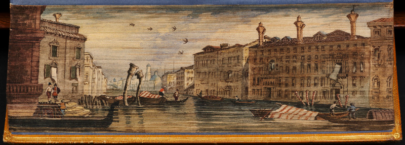 Illustration for article titled Fore-Edge Paintings: The Secret Works of Art Hidden Inside Book Pages